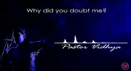 Live a WORRY-FREE life || Pastor Vidhya